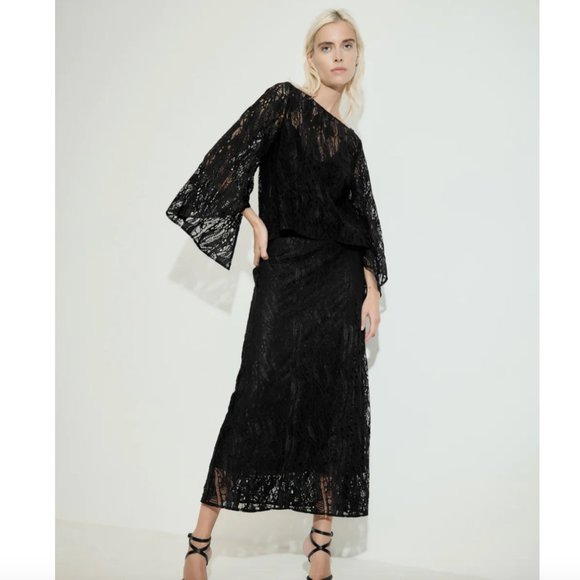 MANNING CARTELL Deco Esprit floral-lace skirt *NWT* - Picture 3 of 4